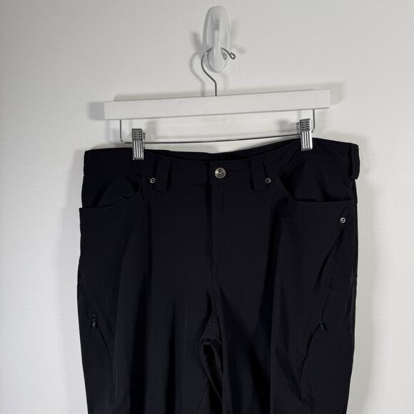 Duluth Trading Flexpedition Bootcut Pants Black Hiking Gorpcore Womens 14x29 - Picture 3 of 7